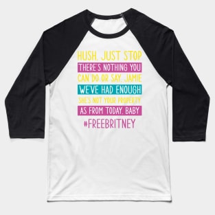 Free Britney Movement | Free Britney T-Shirt Baseball T-Shirt